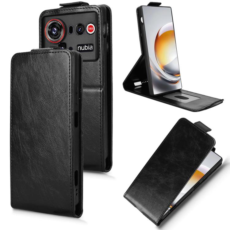 Magnetic Vertical Flip Leather Phone Case with Buckle, For ZTE Kantan Sumaho5 A601ZT, For ZTE nubia Neo 5 Pro 5G, For ZTE nubia Neo 5 5G, For ZTE nubia Neo 5 GT 5G, For ZTE Optus X Value 5G, For ZTE Optus X Pro 2 5G, For ZTE nubia RedMagic 11 Air      ...