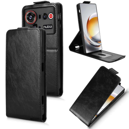 Magnetic Vertical Flip Leather Phone Case with Buckle, For ZTE Kantan Sumaho5 A601ZT, For ZTE nubia Neo 5 Pro 5G, For ZTE nubia Neo 5 5G, For ZTE nubia Neo 5 GT 5G, For ZTE Optus X Value 5G, For ZTE Optus X Pro 2 5G, For ZTE nubia RedMagic 11 Air      ...