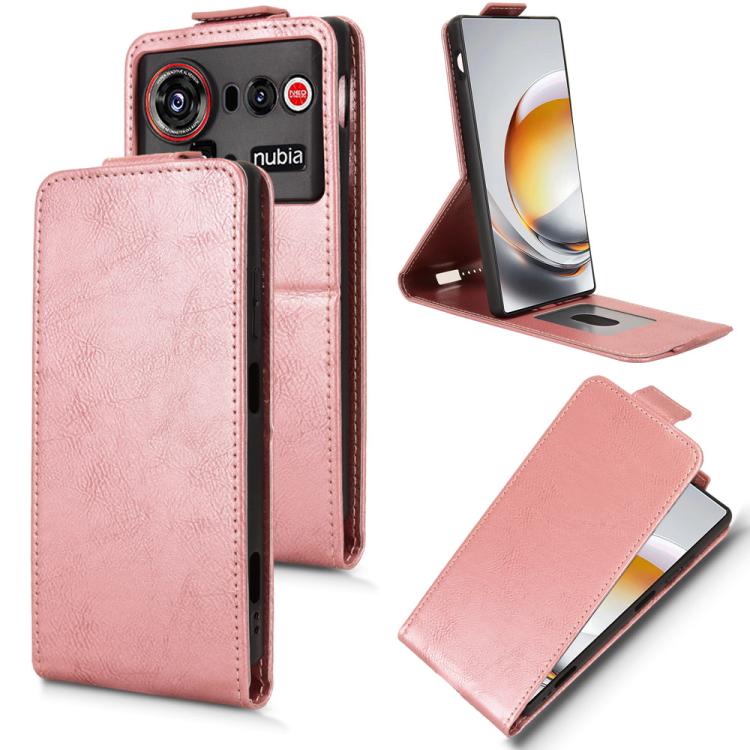 Magnetic Vertical Flip Leather Phone Case with Buckle, For ZTE Kantan Sumaho5 A601ZT, For ZTE nubia Neo 5 Pro 5G, For ZTE nubia Neo 5 5G, For ZTE nubia Neo 5 GT 5G, For ZTE Optus X Value 5G, For ZTE Optus X Pro 2 5G, For ZTE nubia RedMagic 11 Air      ...