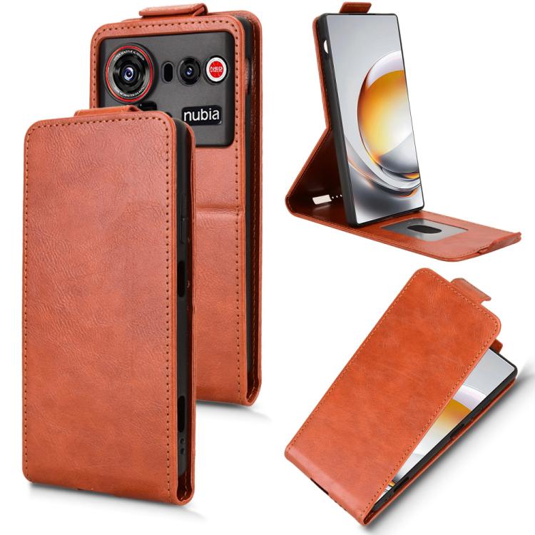Magnetic Vertical Flip Leather Phone Case with Buckle, For ZTE Kantan Sumaho5 A601ZT, For ZTE nubia Neo 5 Pro 5G, For ZTE nubia Neo 5 5G, For ZTE nubia Neo 5 GT 5G, For ZTE Optus X Value 5G, For ZTE Optus X Pro 2 5G, For ZTE nubia RedMagic 11 Air      ...