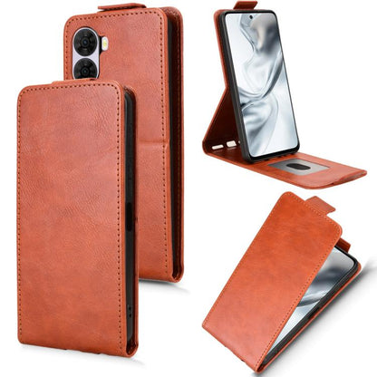 Magnetic Vertical Flip Leather Phone Case with Buckle, For ZTE nubia Neo 5 Pro 5G, For ZTE nubia Neo 5 5G, For ZTE nubia Neo 5 GT 5G, For ZTE Optus X Value 5G, For ZTE Optus X Pro 2 5G, For ZTE nubia RedMagic 11 Air, For ZTE Nubia V80 Max              ...