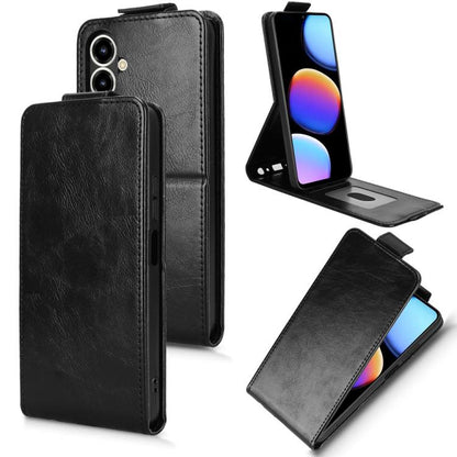 Magnetic Vertical Flip Leather Phone Case with Buckle, For ZTE nubia Neo 5 Pro 5G, For ZTE nubia Neo 5 5G, For ZTE nubia Neo 5 GT 5G, For ZTE Optus X Value 5G, For ZTE Optus X Pro 2 5G, For ZTE nubia RedMagic 11 Air, For ZTE Nubia V80 Max              ...