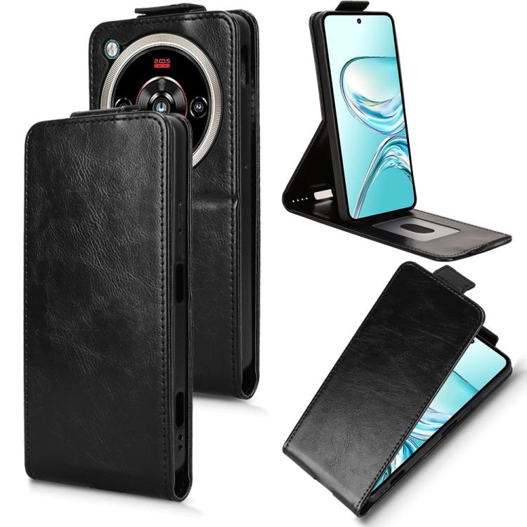Magnetic Vertical Flip Leather Phone Case with Buckle, For ZTE nubia Neo 5 Pro 5G, For ZTE nubia Neo 5 5G, For ZTE nubia Neo 5 GT 5G, For ZTE Optus X Value 5G, For ZTE Optus X Pro 2 5G, For ZTE nubia RedMagic 11 Air, For ZTE Nubia V80 Max              ...