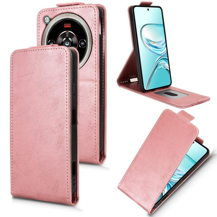 Magnetic Vertical Flip Leather Phone Case with Buckle, For ZTE nubia Neo 5 Pro 5G, For ZTE nubia Neo 5 5G, For ZTE nubia Neo 5 GT 5G, For ZTE Optus X Value 5G, For ZTE Optus X Pro 2 5G, For ZTE nubia RedMagic 11 Air, For ZTE Nubia V80 Max              ...