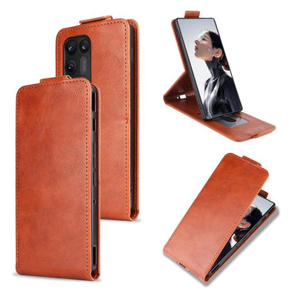 Magnetic Vertical Flip Leather Phone Case with Buckle, For ZTE nubia Neo 5 Pro 5G, For ZTE nubia Neo 5 5G, For ZTE nubia Neo 5 GT 5G, For ZTE Optus X Value 5G, For ZTE Optus X Pro 2 5G, For ZTE nubia RedMagic 11 Air, For ZTE Nubia V80 Max              ...
