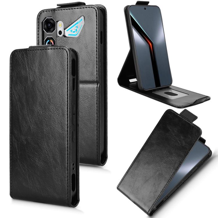 Magnetic Vertical Flip Leather Phone Case with Buckle, For ZTE nubia Neo 5 Pro 5G, For ZTE nubia Neo 5 5G, For ZTE nubia Neo 5 GT 5G, For ZTE Optus X Value 5G, For ZTE Optus X Pro 2 5G, For ZTE nubia RedMagic 11 Air, For ZTE Nubia V80 Max              ...