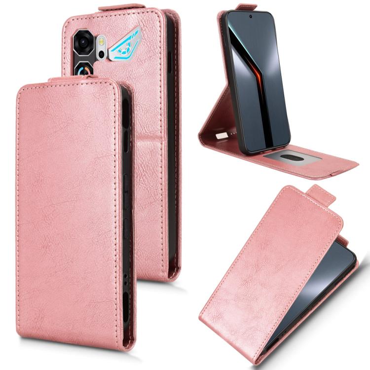 Magnetic Vertical Flip Leather Phone Case with Buckle, For ZTE nubia Neo 5 Pro 5G, For ZTE nubia Neo 5 5G, For ZTE nubia Neo 5 GT 5G, For ZTE Optus X Value 5G, For ZTE Optus X Pro 2 5G, For ZTE nubia RedMagic 11 Air, For ZTE Nubia V80 Max              ...