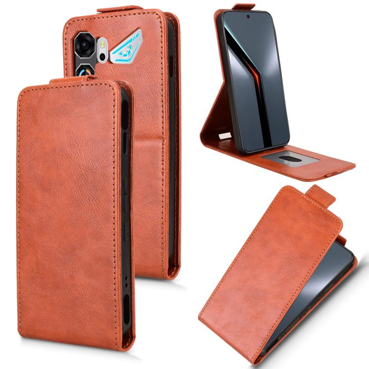 Magnetic Vertical Flip Leather Phone Case with Buckle, For ZTE nubia Neo 5 Pro 5G, For ZTE nubia Neo 5 5G, For ZTE nubia Neo 5 GT 5G, For ZTE Optus X Value 5G, For ZTE Optus X Pro 2 5G, For ZTE nubia RedMagic 11 Air, For ZTE Nubia V80 Max              ...