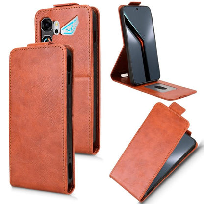 Magnetic Vertical Flip Leather Phone Case with Buckle, For ZTE nubia Neo 5 Pro 5G, For ZTE nubia Neo 5 5G, For ZTE nubia Neo 5 GT 5G, For ZTE Optus X Value 5G, For ZTE Optus X Pro 2 5G, For ZTE nubia RedMagic 11 Air, For ZTE Nubia V80 Max              ...