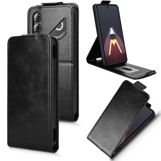 Magnetic Vertical Flip Leather Phone Case with Buckle, For ZTE nubia Neo 5 Pro 5G, For ZTE nubia Neo 5 5G, For ZTE nubia Neo 5 GT 5G, For ZTE Optus X Value 5G, For ZTE Optus X Pro 2 5G, For ZTE nubia RedMagic 11 Air, For ZTE Nubia V80 Max              ...
