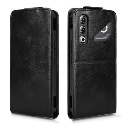 Magnetic Vertical Flip Leather Phone Case with Buckle, For ZTE nubia Neo 5 Pro 5G, For ZTE nubia Neo 5 5G, For ZTE nubia Neo 5 GT 5G, For ZTE Optus X Value 5G, For ZTE Optus X Pro 2 5G, For ZTE nubia RedMagic 11 Air, For ZTE Nubia V80 Max              ...