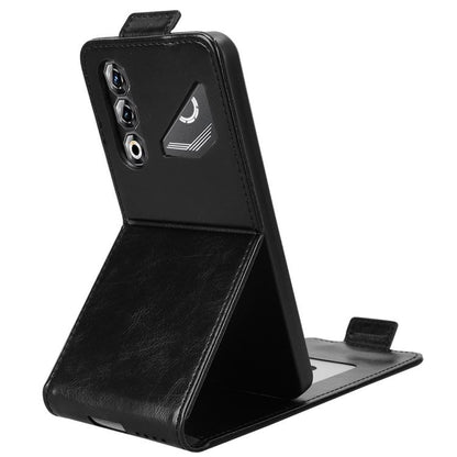 Magnetic Vertical Flip Leather Phone Case with Buckle, For ZTE nubia Neo 5 Pro 5G, For ZTE nubia Neo 5 5G, For ZTE nubia Neo 5 GT 5G, For ZTE Optus X Value 5G, For ZTE Optus X Pro 2 5G, For ZTE nubia RedMagic 11 Air, For ZTE Nubia V80 Max              ...