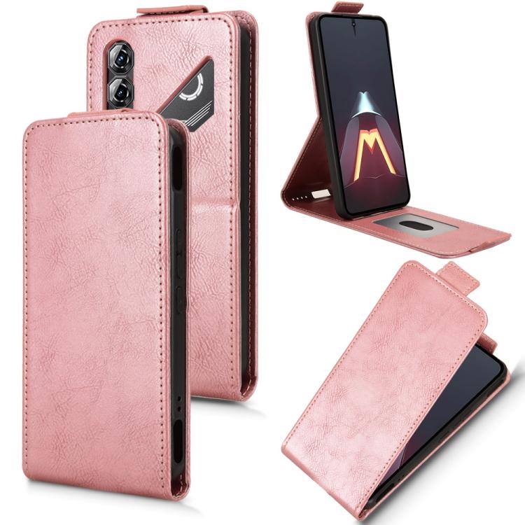 Magnetic Vertical Flip Leather Phone Case with Buckle, For ZTE nubia Neo 5 Pro 5G, For ZTE nubia Neo 5 5G, For ZTE nubia Neo 5 GT 5G, For ZTE Optus X Value 5G, For ZTE Optus X Pro 2 5G, For ZTE nubia RedMagic 11 Air, For ZTE Nubia V80 Max              ...