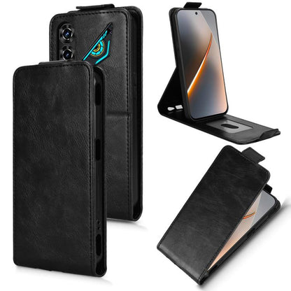 Magnetic Vertical Flip Leather Phone Case with Buckle, For ZTE nubia Neo 5 Pro 5G, For ZTE nubia Neo 5 5G, For ZTE nubia Neo 5 GT 5G, For ZTE Optus X Value 5G, For ZTE Optus X Pro 2 5G, For ZTE nubia RedMagic 11 Air, For ZTE Nubia V80 Max              ...