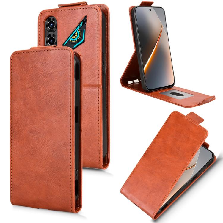 Magnetic Vertical Flip Leather Phone Case with Buckle, For ZTE nubia Neo 5 Pro 5G, For ZTE nubia Neo 5 5G, For ZTE nubia Neo 5 GT 5G, For ZTE Optus X Value 5G, For ZTE Optus X Pro 2 5G, For ZTE nubia RedMagic 11 Air, For ZTE Nubia V80 Max              ...
