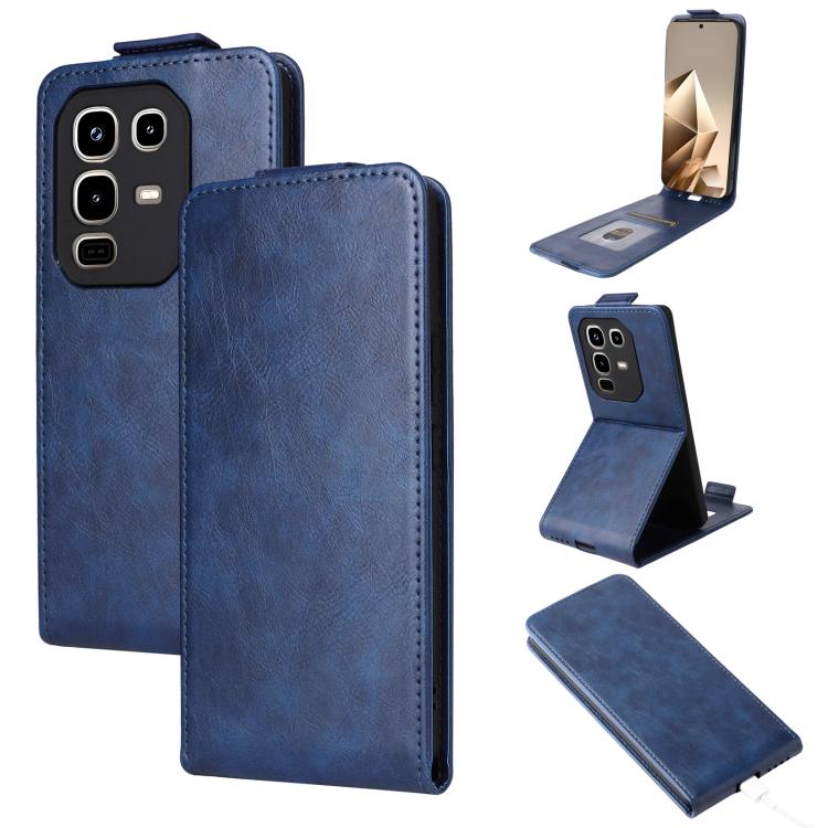 Magnetic Vertical Flip Leather Phone Case with Buckle