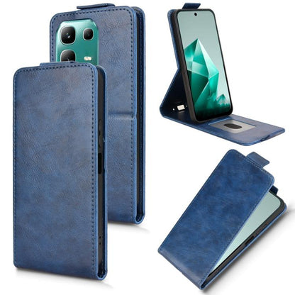 Magnetic Vertical Flip Leather Phone Case with Buckle