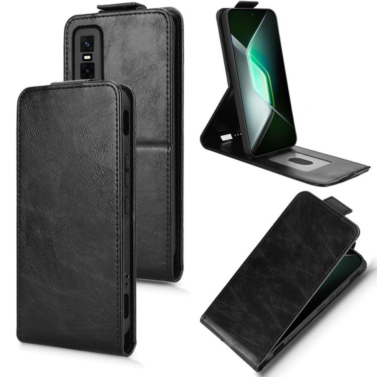 Magnetic Vertical Flip Leather Phone Case with Buckle