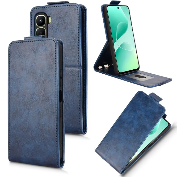 Magnetic Vertical Flip Leather Phone Case with Buckle