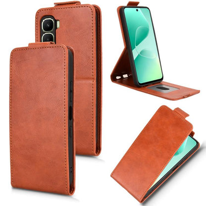 Magnetic Vertical Flip Leather Phone Case with Buckle