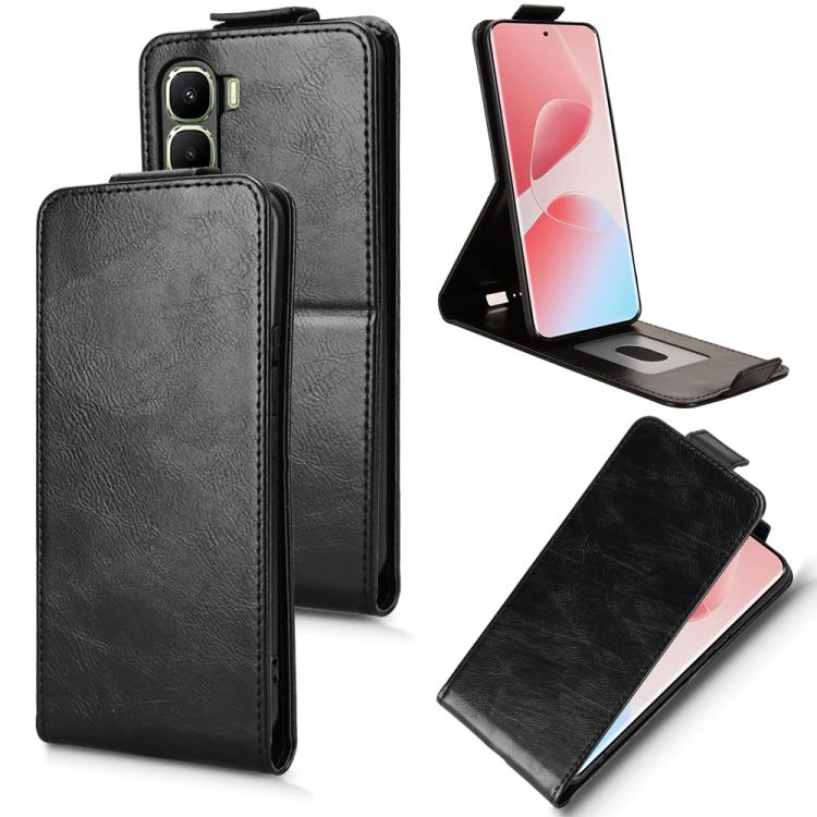 Magnetic Vertical Flip Leather Phone Case with Buckle