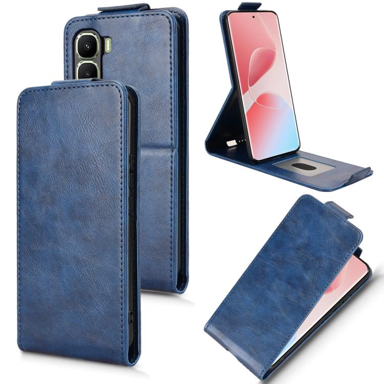 Magnetic Vertical Flip Leather Phone Case with Buckle