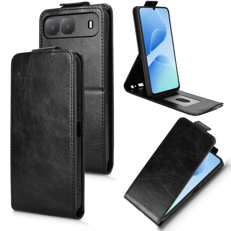 Magnetic Vertical Flip Leather Phone Case with Buckle