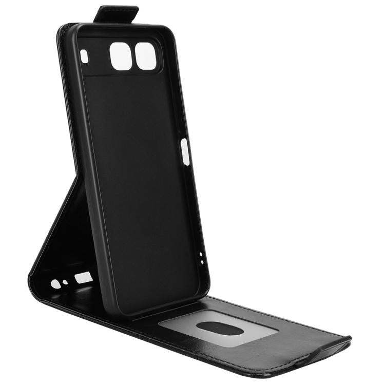 Magnetic Vertical Flip Leather Phone Case with Buckle