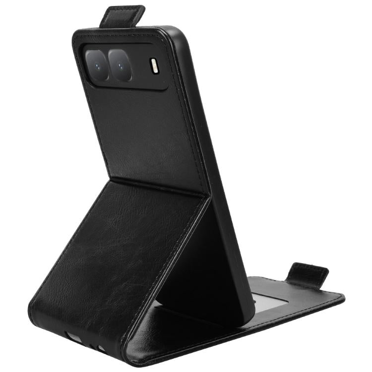 Magnetic Vertical Flip Leather Phone Case with Buckle