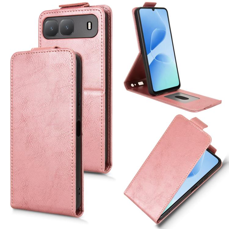 Magnetic Vertical Flip Leather Phone Case with Buckle