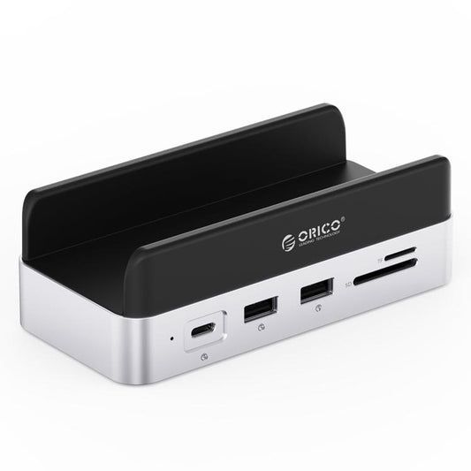 حامل تخزين مكتبي صغير متعدد الوظائف ORICO VSP10 Mini Dock لأجهزة Mac Mini 2024، بسعات 512 جيجابايت، 1 تيرابايت، 2 تيرابايت، و4 تيرابايت