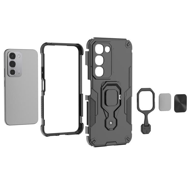 Metal Kickstand TPU Hybrid PC Phone Case, For Realme P4R 5G India / 16x, For Realme 16 Pro+ 5G, For Realme P4x 5G India, For Realme 15 Pro 5G, For Realme 15 5G, For Realme 14 Pro+