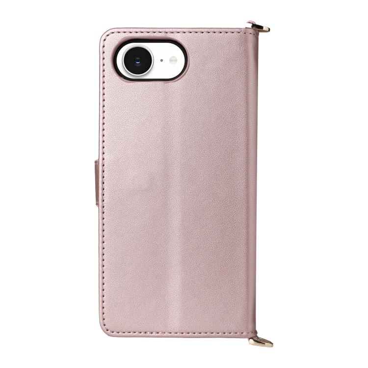 Multifunctional 6-Card Slots Leather Phone Case with Wrist Strap, For iPhone 17e / 16e, For iPhone 17 Pro Max, For iPhone 17 Pro, For iPhone Air, For iPhone 16 Pro Max, For iPhone 16 Pro