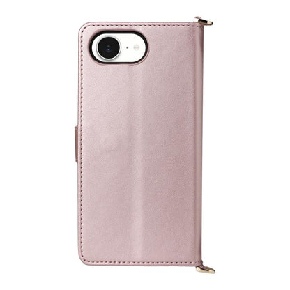 Multifunctional 6-Card Slots Leather Phone Case with Wrist Strap, For iPhone 17e / 16e, For iPhone 17 Pro Max, For iPhone 17 Pro, For iPhone Air, For iPhone 16 Pro Max, For iPhone 16 Pro