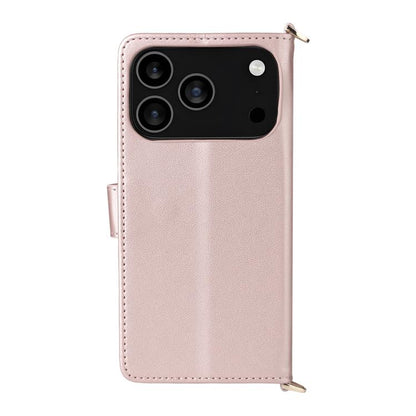 Multifunctional 6-Card Slots Leather Phone Case with Wrist Strap, For iPhone 18 Pro / 17 Pro, For iPhone 18 Pro Max / 17 Pro Max, For iPhone 17e / 16e, For iPhone Air, For iPhone 16 Pro Max, For iPhone 16 Pro