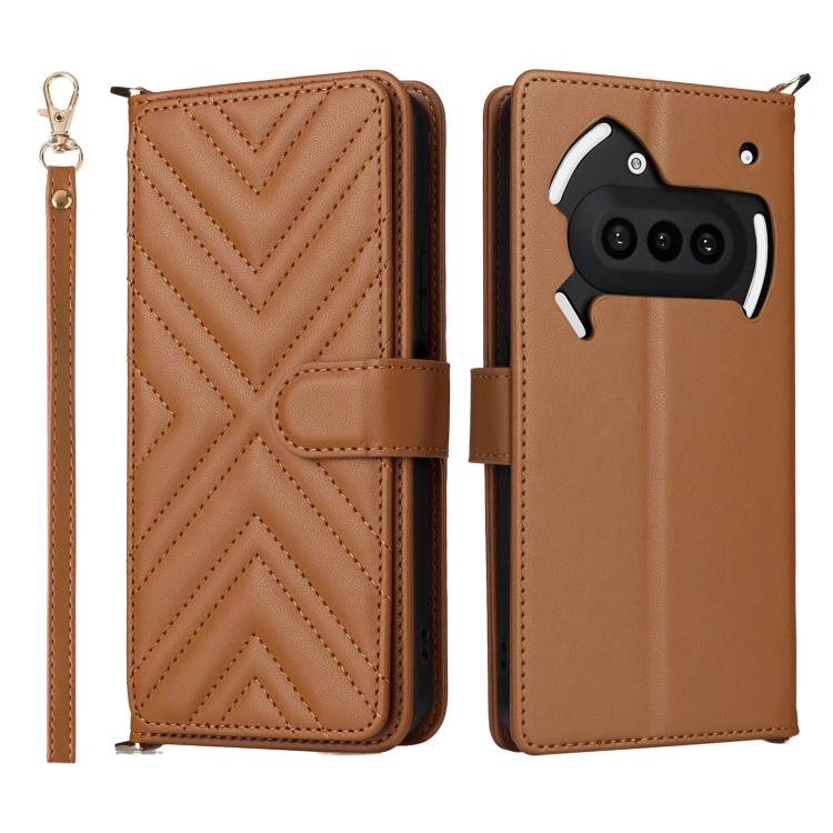 Multifunctional 6-Card Slots Leather Phone Case with Wrist Strap, For Nothing Phone 4a Pro, For Nothing Phone 4a, For Nothing Phone 3, For Nothing CMF Phone 2 Pro, For Nothing Phone 3a, For Nothing Phone 3a Pro
