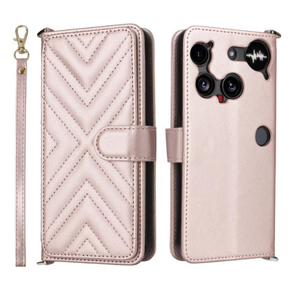 Multifunctional 6-Card Slots Leather Phone Case with Wrist Strap, For Nothing Phone 4a Pro, For Nothing Phone 4a, For Nothing Phone 3, For Nothing CMF Phone 2 Pro, For Nothing Phone 3a, For Nothing Phone 3a Pro