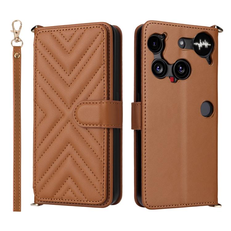 Multifunctional 6-Card Slots Leather Phone Case with Wrist Strap, For Nothing Phone 4a Pro, For Nothing Phone 4a, For Nothing Phone 3, For Nothing CMF Phone 2 Pro, For Nothing Phone 3a, For Nothing Phone 3a Pro