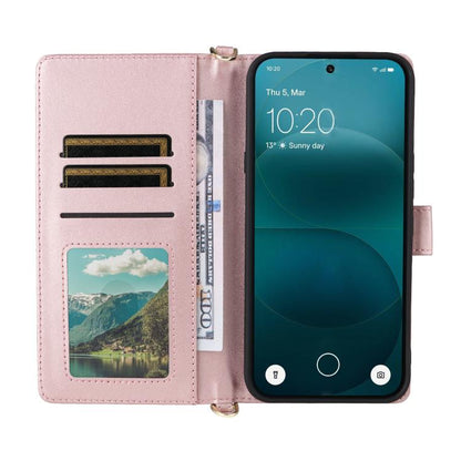 Multifunctional 6-Card Slots Leather Phone Case with Wrist Strap, For Nothing Phone 4a Pro, For Nothing Phone 4a, For Nothing Phone 3, For Nothing CMF Phone 2 Pro, For Nothing Phone 3a, For Nothing Phone 3a Pro