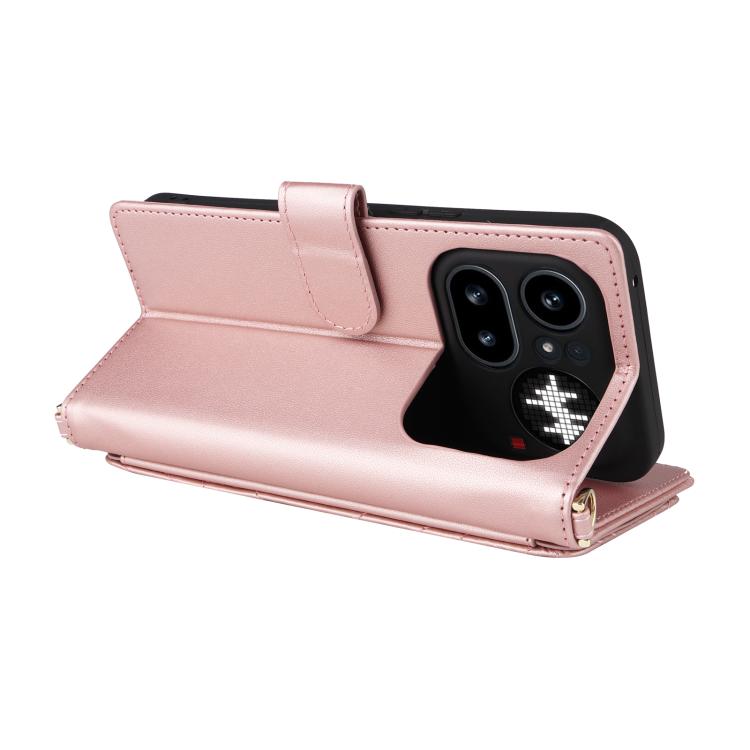 Multifunctional 6-Card Slots Leather Phone Case with Wrist Strap, For Nothing Phone 4a Pro, For Nothing Phone 4a, For Nothing Phone 3, For Nothing CMF Phone 2 Pro, For Nothing Phone 3a, For Nothing Phone 3a Pro