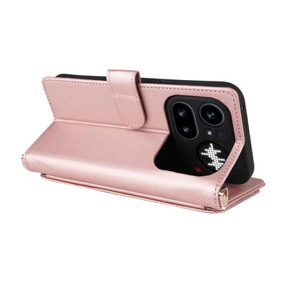 Multifunctional 6-Card Slots Leather Phone Case with Wrist Strap, For Nothing Phone 4a Pro, For Nothing Phone 4a, For Nothing Phone 3, For Nothing CMF Phone 2 Pro, For Nothing Phone 3a, For Nothing Phone 3a Pro