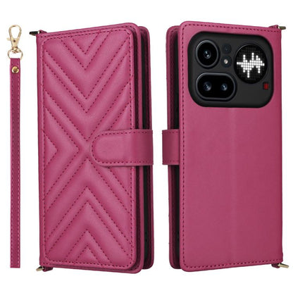 Multifunctional 6-Card Slots Leather Phone Case with Wrist Strap, For Nothing Phone 4a Pro, For Nothing Phone 4a, For Nothing Phone 3, For Nothing CMF Phone 2 Pro, For Nothing Phone 3a, For Nothing Phone 3a Pro