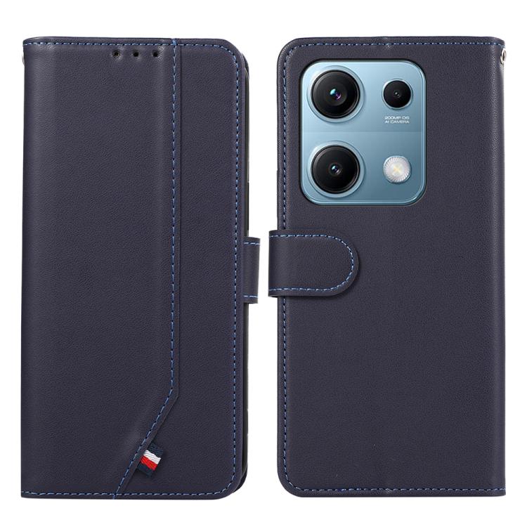 ABEEL Delicate Texture Splicing RFID Leather Phone Case, For Redmi Note 14s, For Redmi Note 14 4G 164.84mm, For Redmi Turbo 4 Pro