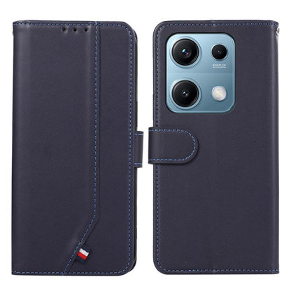ABEEL Delicate Texture Splicing RFID Leather Phone Case, For Redmi Note 14s, For Redmi Note 14 4G 164.84mm, For Redmi Turbo 4 Pro