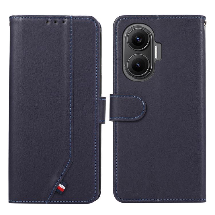 ABEEL Delicate Texture Splicing RFID Leather Phone Case, For Redmi Note 14s, For Redmi Note 14 4G 164.84mm, For Redmi Turbo 4 Pro