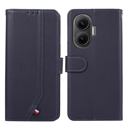 ABEEL Delicate Texture Splicing RFID Leather Phone Case, For Redmi Note 14s, For Redmi Note 14 4G 164.84mm, For Redmi Turbo 4 Pro