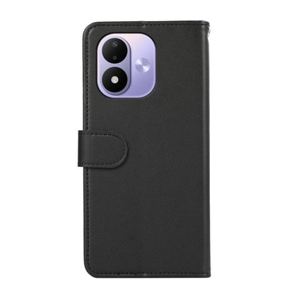 ABEEL Delicate Texture Splicing RFID Leather Phone Case, For Redmi Note 17 4G Global 169.7mm, For Redmi K100 Pro Max/Poco F9 Ultra 5G, For Redmi K100 Pro 5G/Poco F9 Pro 5G, For Redmi 17 5G / 4G Global 170mm, For Redmi A7 Pro 171mm/Poco C85x 5G         ...