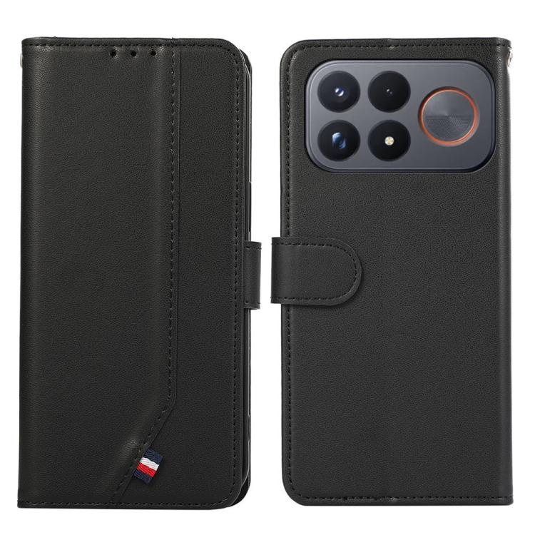 ABEEL Delicate Texture Splicing RFID Leather Phone Case, For Redmi Note 17 4G Global 169.7mm, For Redmi K100 Pro Max/Poco F9 Ultra 5G, For Redmi K100 Pro 5G/Poco F9 Pro 5G, For Redmi 17 5G / 4G Global 170mm, For Redmi A7 Pro 171mm/Poco C85x 5G         ...