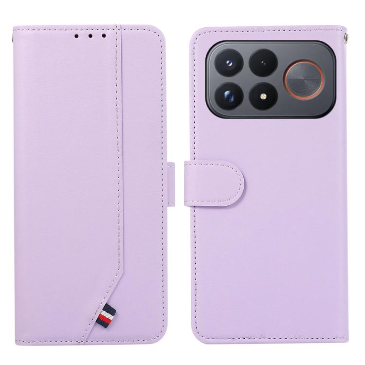 ABEEL Delicate Texture Splicing RFID Leather Phone Case, For Redmi Note 17 4G Global 169.7mm, For Redmi K100 Pro Max/Poco F9 Ultra 5G, For Redmi K100 Pro 5G/Poco F9 Pro 5G, For Redmi 17 5G / 4G Global 170mm, For Redmi A7 Pro 171mm/Poco C85x 5G         ...