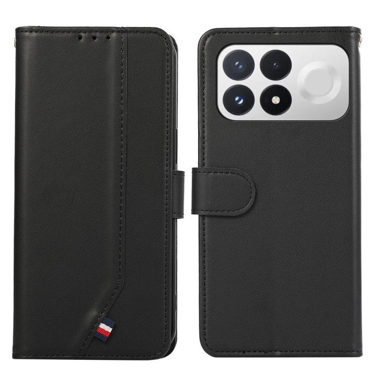 ABEEL Delicate Texture Splicing RFID Leather Phone Case, For Redmi Note 17 4G Global 169.7mm, For Redmi K100 Pro Max/Poco F9 Ultra 5G, For Redmi K100 Pro 5G/Poco F9 Pro 5G, For Redmi 17 5G / 4G Global 170mm, For Redmi A7 Pro 171mm/Poco C85x 5G         ...
